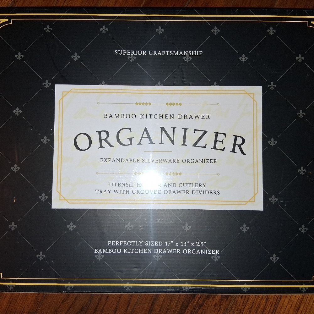 Silverware Organizer - Black